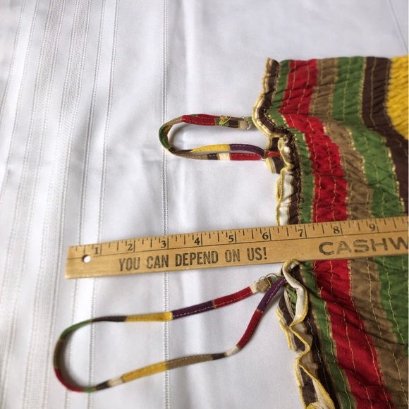 Vtg Y2K Pudding Jeans Ruffle Tank Top - Picture 10 of 13